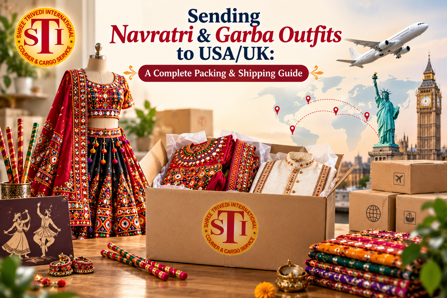 Sending Navratri & Garba Outfits to USA/UK: A Complete Packing & Shipping Guide_img
